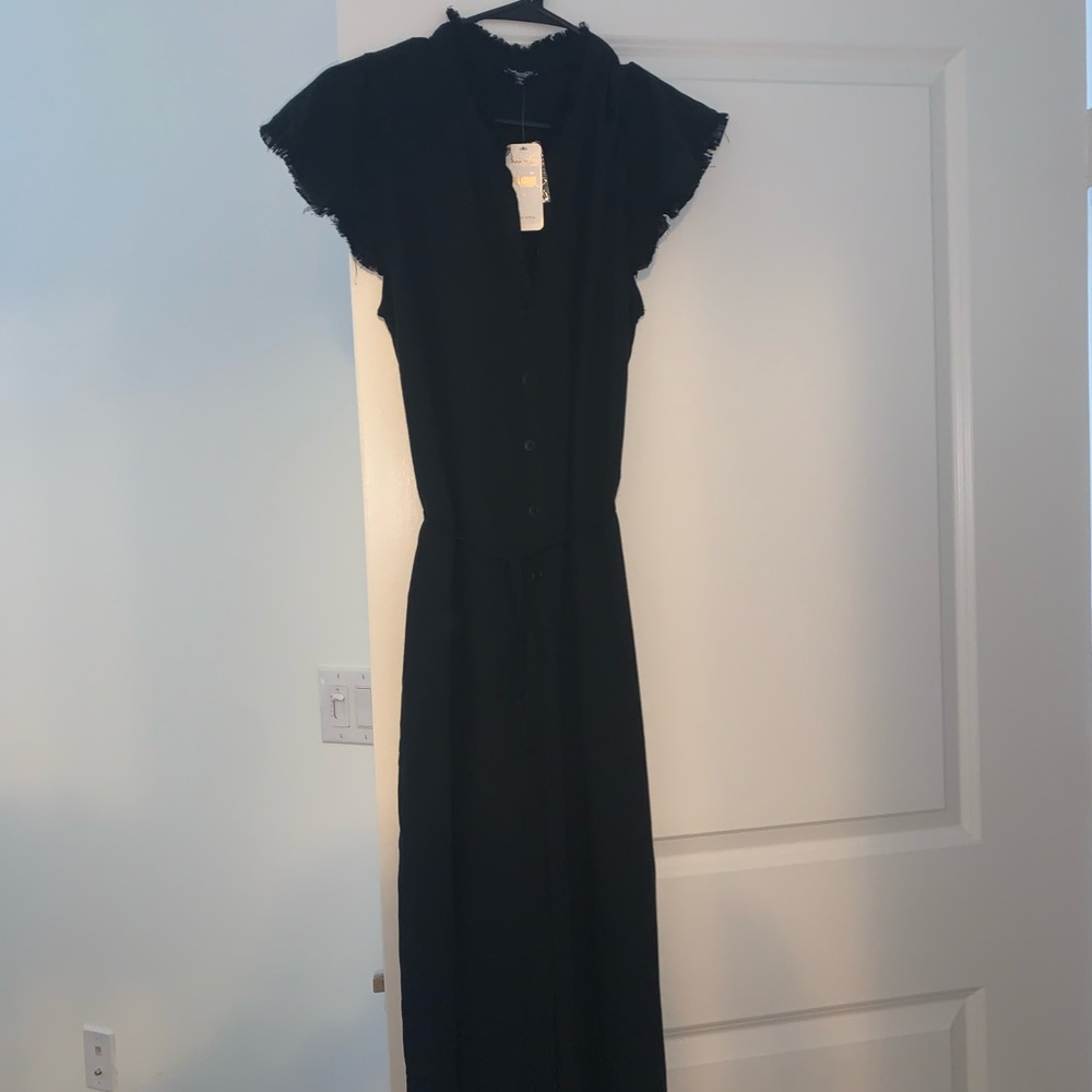 Splendid Crosshatch Ruffle Playsuit - Picture 4 of 7
